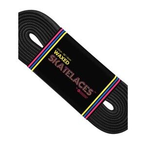 Bont Skates Waxed Laces  Midnight Black 8mm Wide / 59 inch